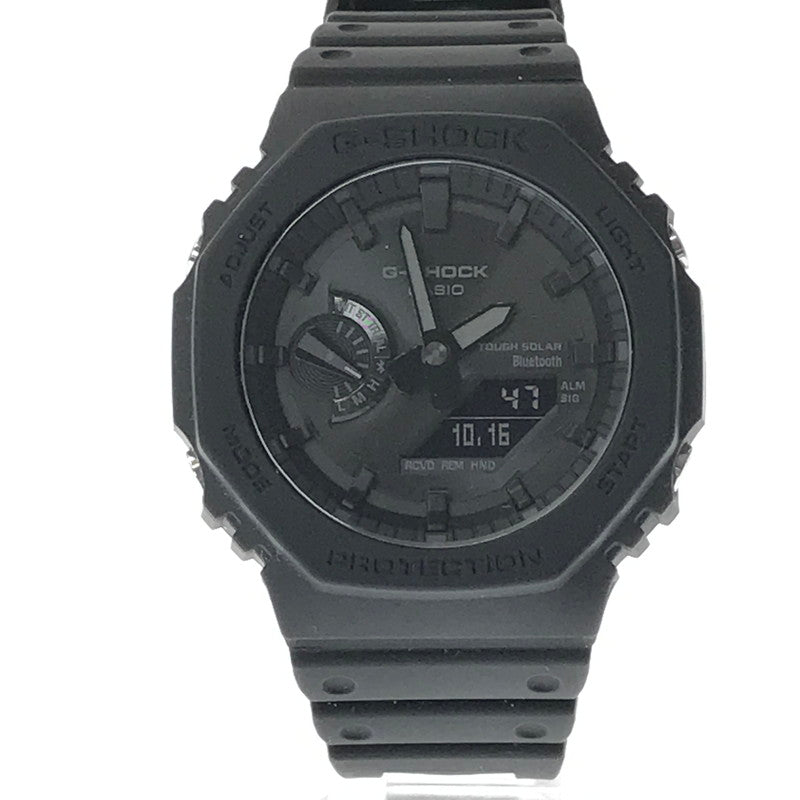 【中古美品】【メンズ】 G-SHOCK ジーショック ANALOG-DIGITAL GA-B2100-1A1JF アナログ デジタル タフソーラー 腕時計 196-261017-na-17-tagh カラー：ブラック 万代Net店