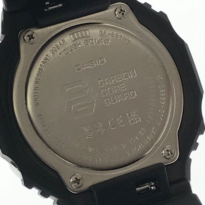 【中古美品】【メンズ】 G-SHOCK ジーショック ANALOG-DIGITAL GA-B2100-1A1JF アナログ デジタル タフソーラー 腕時計 196-261017-na-17-tagh カラー：ブラック 万代Net店