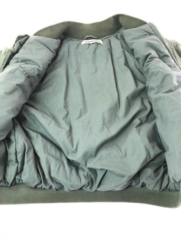 【中古品】【メンズ】 NO MAINTENANCE ノーメンテナンス BOMBER JACKET ボンバージャケット アウター 141-261019-na-18-tagh サイズ：M カラー：グレー系 万代Net店