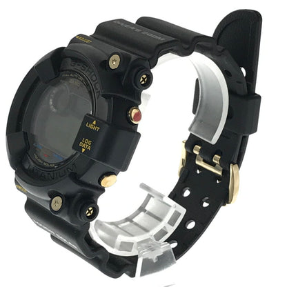 【中古美品】【メンズ】 G-SHOCK ジーショック × ICERC JAPAN アイサーチ ジャパン FROGMAN GW-8200K-9JR フロッグマン タフソーラー 腕時計 196-261017-na-16-tagh カラー：ブラック/イエロー 万代Net店
