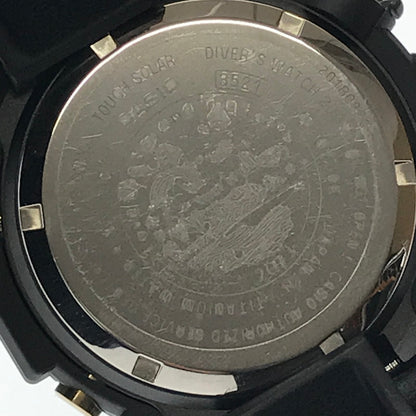 【中古美品】【メンズ】 G-SHOCK ジーショック × ICERC JAPAN アイサーチ ジャパン FROGMAN GW-8200K-9JR フロッグマン タフソーラー 腕時計 196-261017-na-16-tagh カラー：ブラック/イエロー 万代Net店