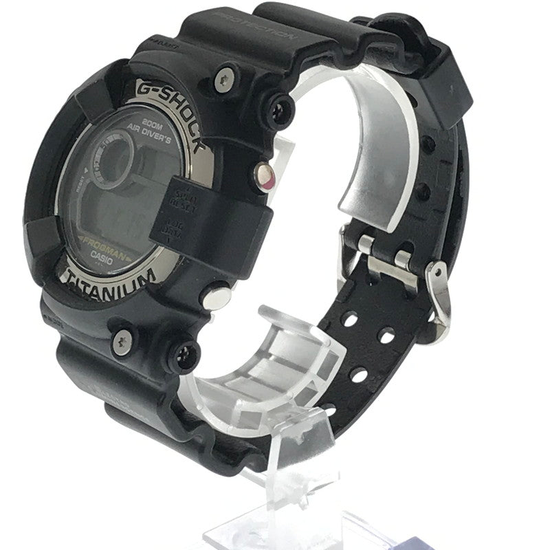 【中古品】【メンズ】 G-SHOCK ジーショック FROGMAN AIR DIVER'S WATCH DW-8200 フロッグマン 腕時計 196-261017-na-19-tagh カラー：ブラック 万代Net店