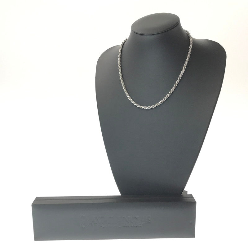 【中古品】【メンズ】 AVALANCHE アヴァランチ SV925 ROPE NECKLACE ロープ ネックレス アクセサリー 192-261017-na-13-tagh カラー：シルバー 万代Net店