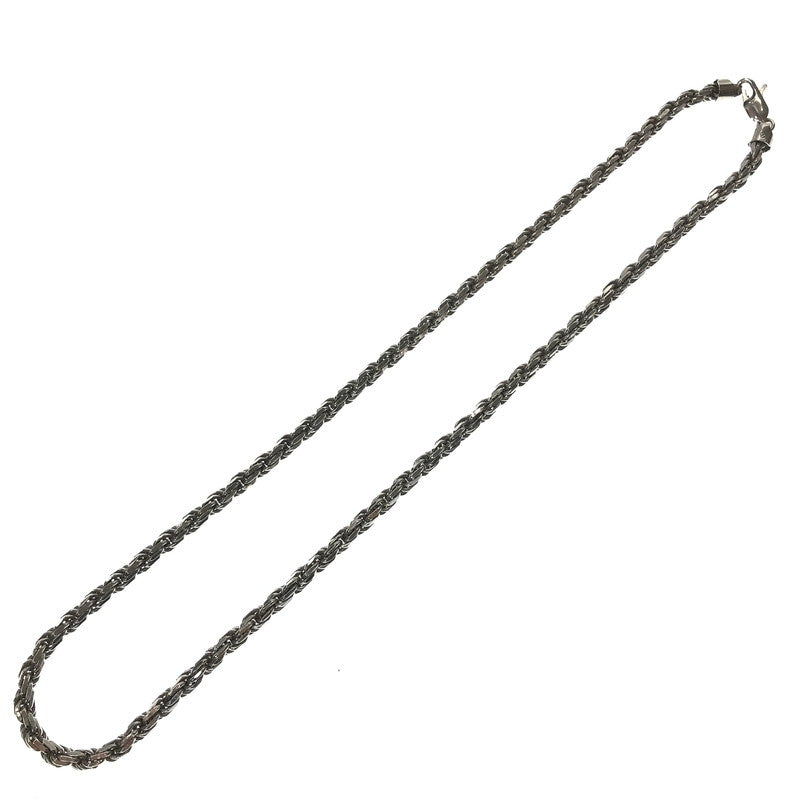 【中古品】【メンズ】 AVALANCHE アヴァランチ SV925 ROPE NECKLACE ロープ ネックレス アクセサリー 192-261017-na-13-tagh カラー：シルバー 万代Net店