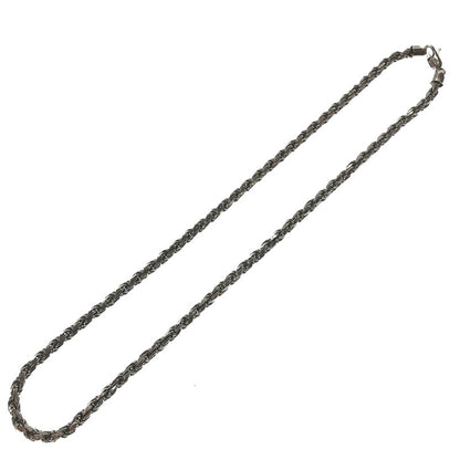 【中古品】【メンズ】 AVALANCHE アヴァランチ SV925 ROPE NECKLACE ロープ ネックレス アクセサリー 192-261017-na-13-tagh カラー：シルバー 万代Net店