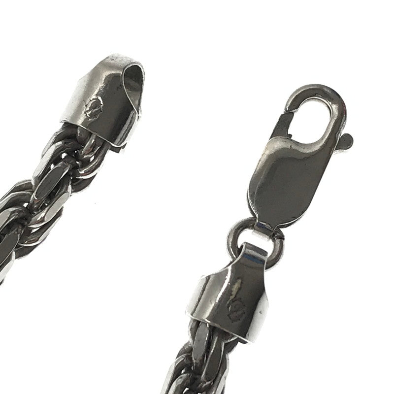 【中古品】【メンズ】 AVALANCHE アヴァランチ SV925 ROPE NECKLACE ロープ ネックレス アクセサリー 192-261017-na-13-tagh カラー：シルバー 万代Net店