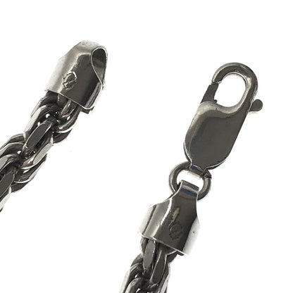 【中古品】【メンズ】 AVALANCHE アヴァランチ SV925 ROPE NECKLACE ロープ ネックレス アクセサリー 192-261017-na-13-tagh カラー：シルバー 万代Net店