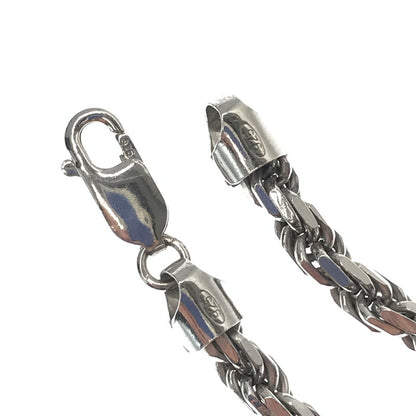 【中古品】【メンズ】 AVALANCHE アヴァランチ SV925 ROPE NECKLACE ロープ ネックレス アクセサリー 192-261017-na-13-tagh カラー：シルバー 万代Net店