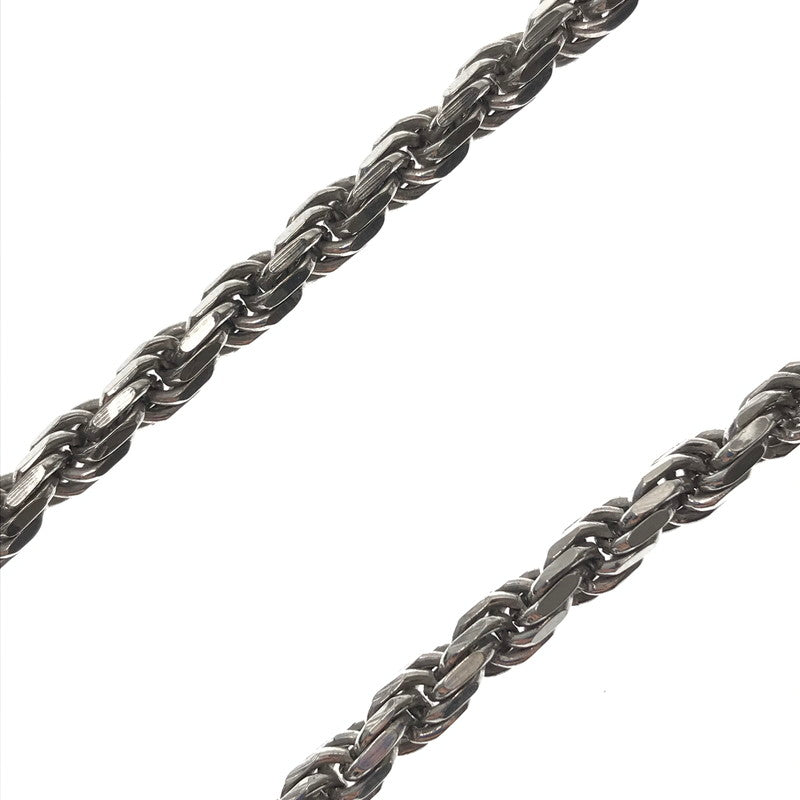 【中古品】【メンズ】 AVALANCHE アヴァランチ SV925 ROPE NECKLACE ロープ ネックレス アクセサリー 192-261017-na-13-tagh カラー：シルバー 万代Net店
