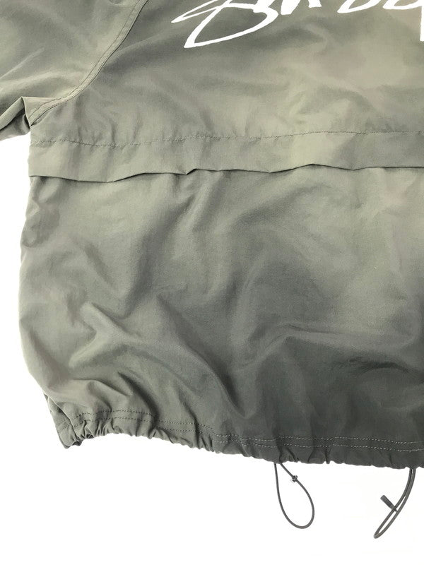 【中古品】【メンズ】 STUSSY ステューシー BEACH SHELL WAVE DYE JACKET 115728 ブリーチ シェルジャケット ナイロンジャケット ライトアウター 142-261019-na-16-tagh サイズ：M カラー：ブラック/グレー 万代Net店