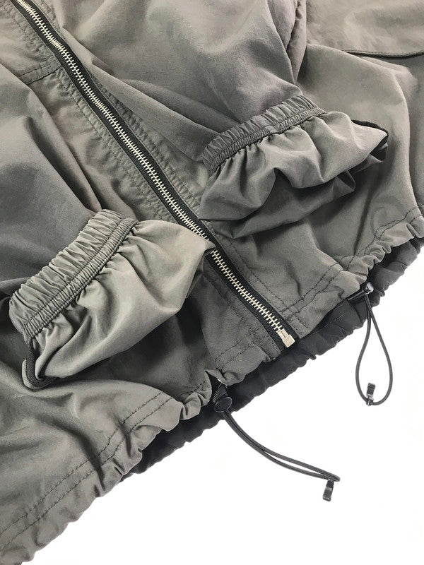 【中古品】【メンズ】 STUSSY ステューシー BEACH SHELL WAVE DYE JACKET 115728 ブリーチ シェルジャケット ナイロンジャケット ライトアウター 142-261019-na-16-tagh サイズ：M カラー：ブラック/グレー 万代Net店