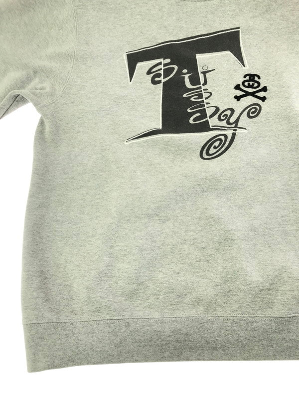 【中古品】【メンズ】 OLD STUSSY オールド ステューシー 90'S CREWNECK SWEATSHIRT USA製 紺タグ 90年代 クルーネック スウェットシャツ トレーナー 142-261019-na-11-tagh サイズ：L カラー：グレー 万代Net店
