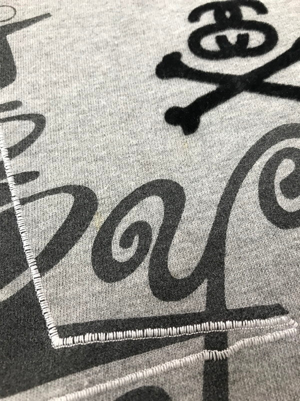 【中古品】【メンズ】 OLD STUSSY オールド ステューシー 90'S CREWNECK SWEATSHIRT USA製 紺タグ 90年代 クルーネック スウェットシャツ トレーナー 142-261019-na-11-tagh サイズ：L カラー：グレー 万代Net店