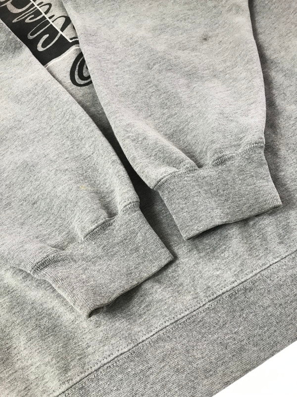 【中古品】【メンズ】 OLD STUSSY オールド ステューシー 90'S CREWNECK SWEATSHIRT USA製 紺タグ 90年代 クルーネック スウェットシャツ トレーナー 142-261019-na-11-tagh サイズ：L カラー：グレー 万代Net店