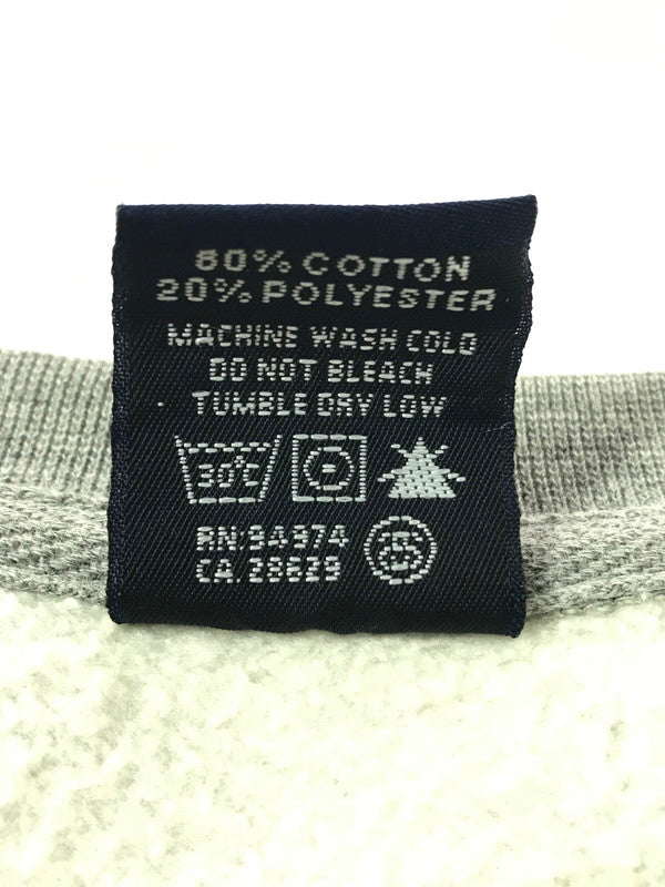 【中古品】【メンズ】 OLD STUSSY オールド ステューシー 90'S CREWNECK SWEATSHIRT USA製 紺タグ 90年代 クルーネック スウェットシャツ トレーナー 142-261019-na-11-tagh サイズ：L カラー：グレー 万代Net店