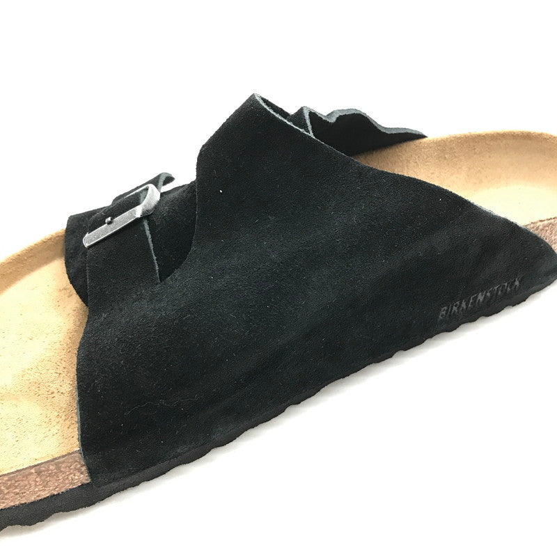 【中古品】【メンズ】 BIRKENSTOCK ビルケンシュトック 1025045 ZURICH SUEDE SANDAL "BLACK" 靴 164-261018-na-14-tagh サイズ：43 カラー：BLACK 万代Net店