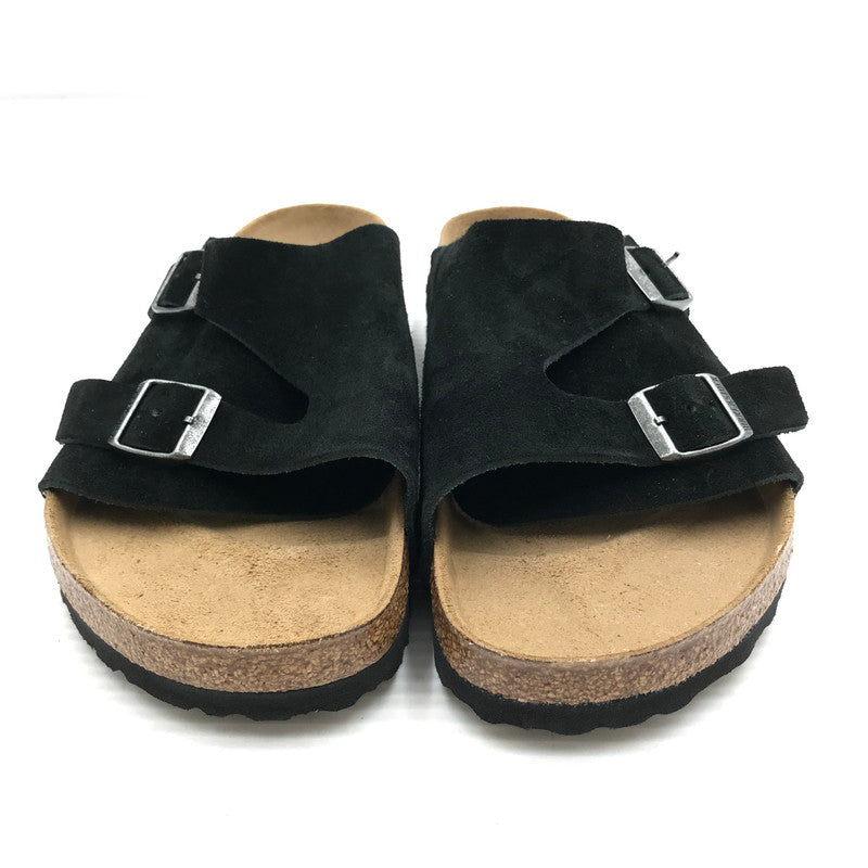 【中古品】【メンズ】 BIRKENSTOCK ビルケンシュトック 1025045 ZURICH SUEDE SANDAL "BLACK" 靴 164-261018-na-14-tagh サイズ：43 カラー：BLACK 万代Net店