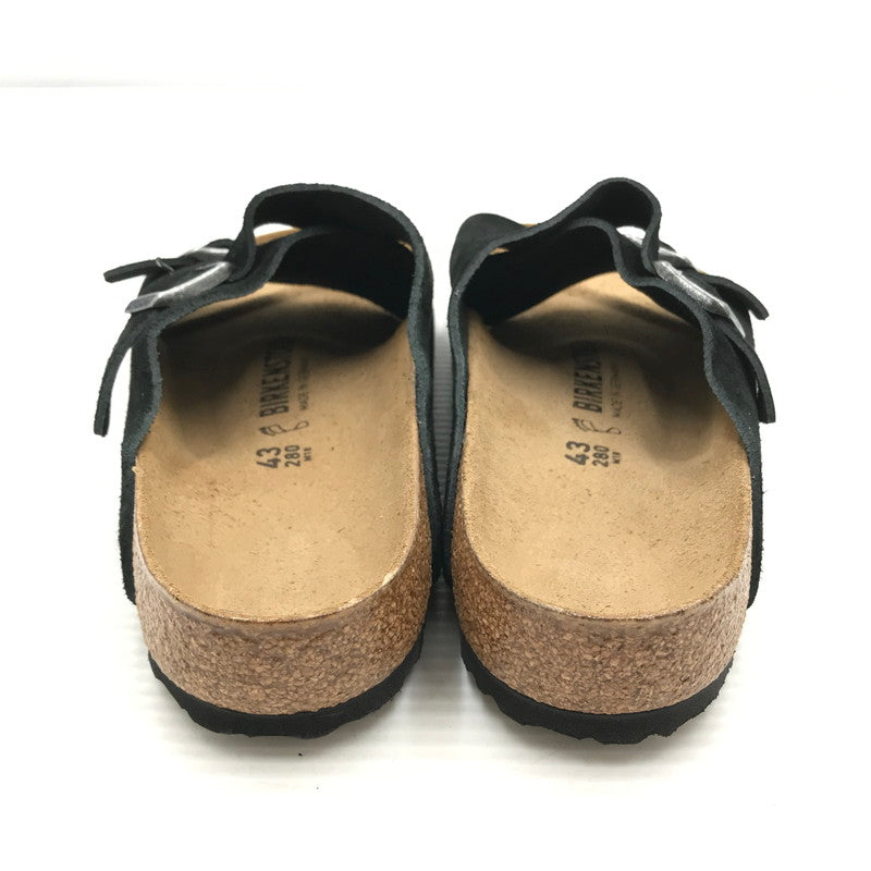 【中古品】【メンズ】 BIRKENSTOCK ビルケンシュトック 1025045 ZURICH SUEDE SANDAL "BLACK" 靴 164-261018-na-14-tagh サイズ：43 カラー：BLACK 万代Net店