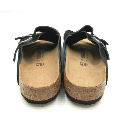 【中古品】【メンズ】 BIRKENSTOCK ビルケンシュトック 1025045 ZURICH SUEDE SANDAL "BLACK" 靴 164-261018-na-14-tagh サイズ：43 カラー：BLACK 万代Net店