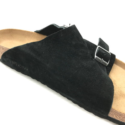 【中古品】【メンズ】 BIRKENSTOCK ビルケンシュトック 1025045 ZURICH SUEDE SANDAL "BLACK" 靴 164-261018-na-14-tagh サイズ：43 カラー：BLACK 万代Net店