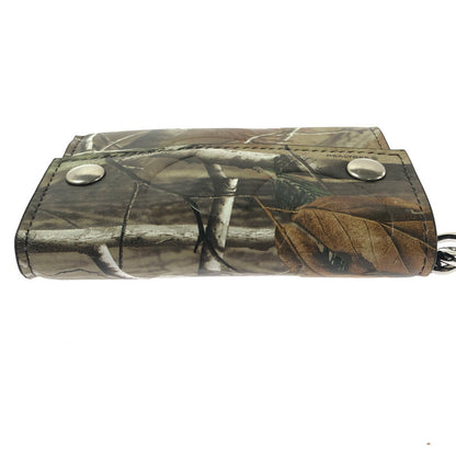【中古品】【メンズ】 SUPREME シュプリーム 25FW LEATHER CHAIN WALLET REALTREER HARDWOODS CAMO 25年秋冬 レザー チェーン ウォレット リアルツリー ハードウッズ 149-201023-ty-34-tagh カラー：カモ 万代Net店