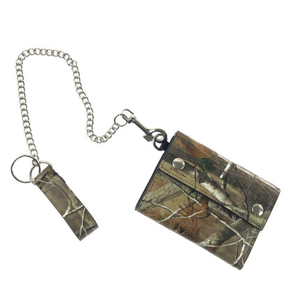 【中古品】【メンズ】 SUPREME シュプリーム 25FW LEATHER CHAIN WALLET REALTREER HARDWOODS CAMO 25年秋冬 レザー チェーン ウォレット リアルツリー ハードウッズ 149-201023-ty-34-tagh カラー：カモ 万代Net店