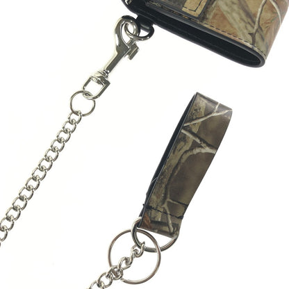 【中古品】【メンズ】 SUPREME シュプリーム 25FW LEATHER CHAIN WALLET REALTREER HARDWOODS CAMO 25年秋冬 レザー チェーン ウォレット リアルツリー ハードウッズ 149-201023-ty-34-tagh カラー：カモ 万代Net店
