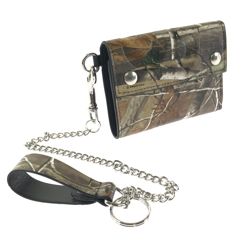 【中古品】【メンズ】 SUPREME シュプリーム 25FW LEATHER CHAIN WALLET REALTREER HARDWOODS CAMO 25年秋冬 レザー チェーン ウォレット リアルツリー ハードウッズ 149-201023-ty-34-tagh カラー：カモ 万代Net店
