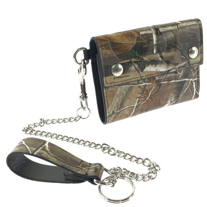 【中古品】【メンズ】 SUPREME シュプリーム 25FW LEATHER CHAIN WALLET REALTREER HARDWOODS CAMO 25年秋冬 レザー チェーン ウォレット リアルツリー ハードウッズ 149-201023-ty-34-tagh カラー：カモ 万代Net店