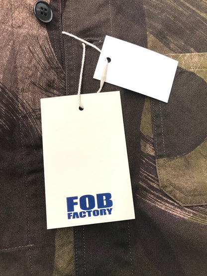 【中古美品】【メンズ】 FOB FACTORY エフオービーファクトリー FRENCH SHIRT JACKET FRC003 フレンチ シャツ ジャケット アウター 145-261026-ty-15-tagh サイズ：1 カラー：モカ 万代Net店