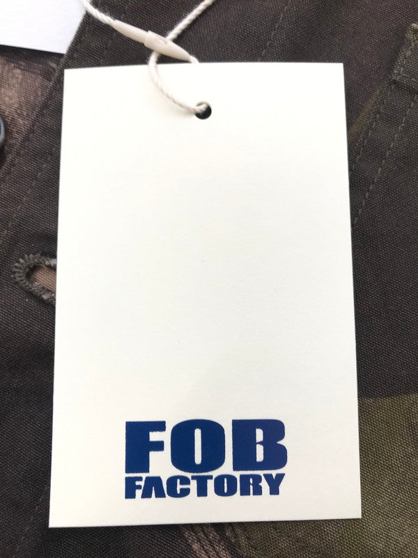 【中古美品】【メンズ】 FOB FACTORY エフオービーファクトリー FRENCH SHIRT JACKET FRC003 フレンチ シャツ ジャケット アウター 145-261026-ty-15-tagh サイズ：1 カラー：モカ 万代Net店