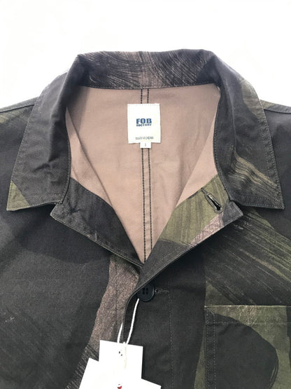 【中古美品】【メンズ】 FOB FACTORY エフオービーファクトリー FRENCH SHIRT JACKET FRC003 フレンチ シャツ ジャケット アウター 145-261026-ty-15-tagh サイズ：1 カラー：モカ 万代Net店
