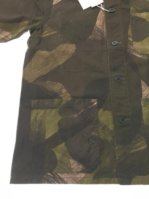 【中古美品】【メンズ】 FOB FACTORY エフオービーファクトリー FRENCH SHIRT JACKET FRC003 フレンチ シャツ ジャケット アウター 145-261026-ty-15-tagh サイズ：1 カラー：モカ 万代Net店