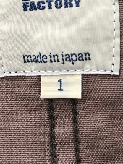 【中古美品】【メンズ】 FOB FACTORY エフオービーファクトリー FRENCH SHIRT JACKET FRC003 フレンチ シャツ ジャケット アウター 145-261026-ty-15-tagh サイズ：1 カラー：モカ 万代Net店
