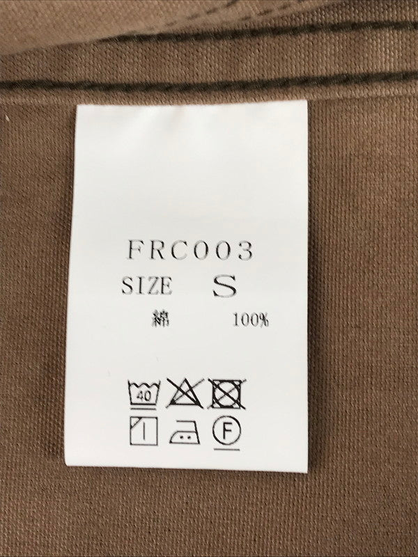 【中古美品】【メンズ】 FOB FACTORY エフオービーファクトリー FRENCH SHIRT JACKET FRC003 フレンチ シャツ ジャケット アウター 145-261026-ty-15-tagh サイズ：1 カラー：モカ 万代Net店