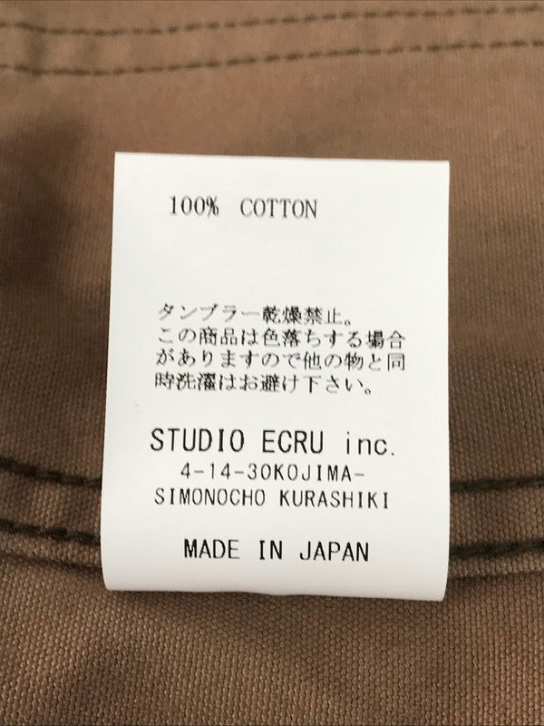 【中古美品】【メンズ】 FOB FACTORY エフオービーファクトリー FRENCH SHIRT JACKET FRC003 フレンチ シャツ ジャケット アウター 145-261026-ty-15-tagh サイズ：1 カラー：モカ 万代Net店