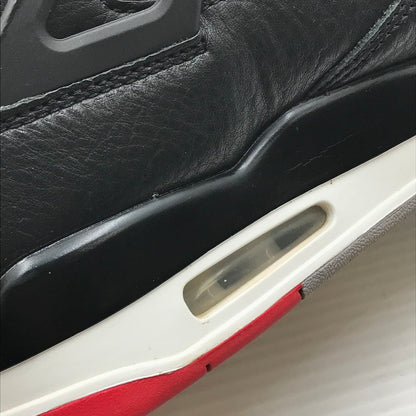 【中古品】【メンズ】 NIKE ナイキ AIR JORDAN 4 RETRO FV5029-006 エアジョーダン 4 レトロ スニーカー 靴 160-261018-na-02-tagh サイズ：27cm US 9 カラー：BLACK/FIRE RED-CEMENT GREY 万代Net店