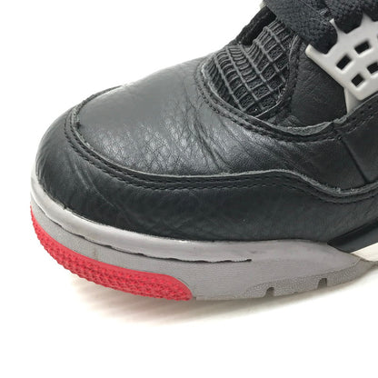 【中古品】【メンズ】 NIKE ナイキ AIR JORDAN 4 RETRO FV5029-006 エアジョーダン 4 レトロ スニーカー 靴 160-261018-na-02-tagh サイズ：27cm US 9 カラー：BLACK/FIRE RED-CEMENT GREY 万代Net店