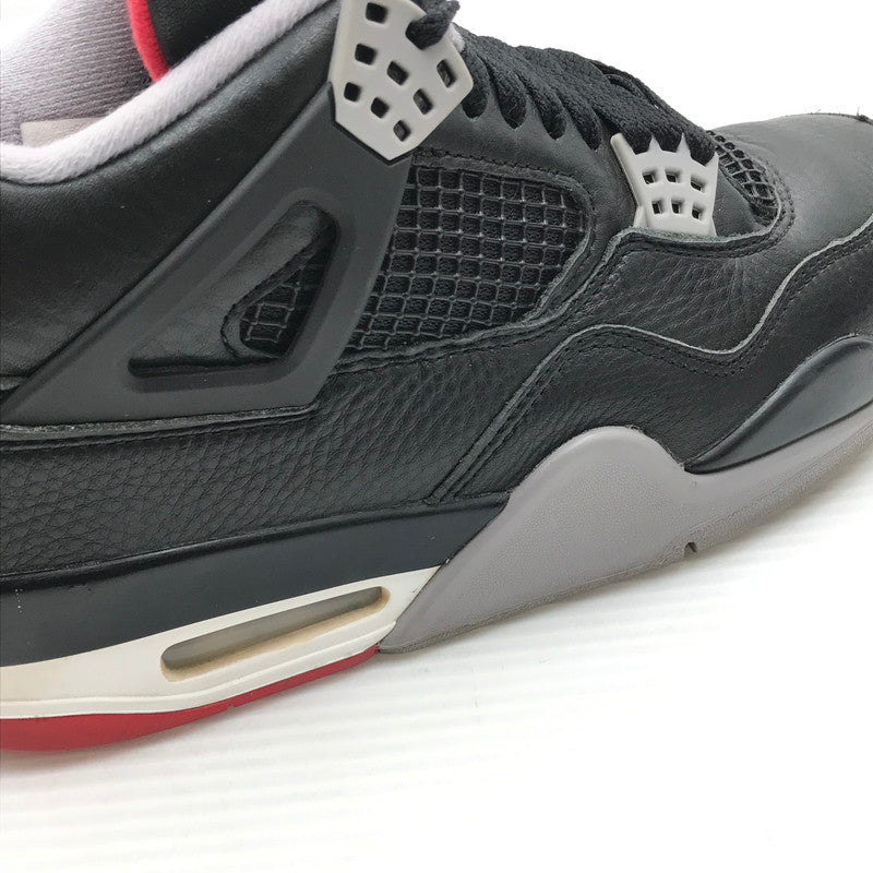 【中古品】【メンズ】 NIKE ナイキ AIR JORDAN 4 RETRO FV5029-006 エアジョーダン 4 レトロ スニーカー 靴 160-261018-na-02-tagh サイズ：27cm US 9 カラー：BLACK/FIRE RED-CEMENT GREY 万代Net店