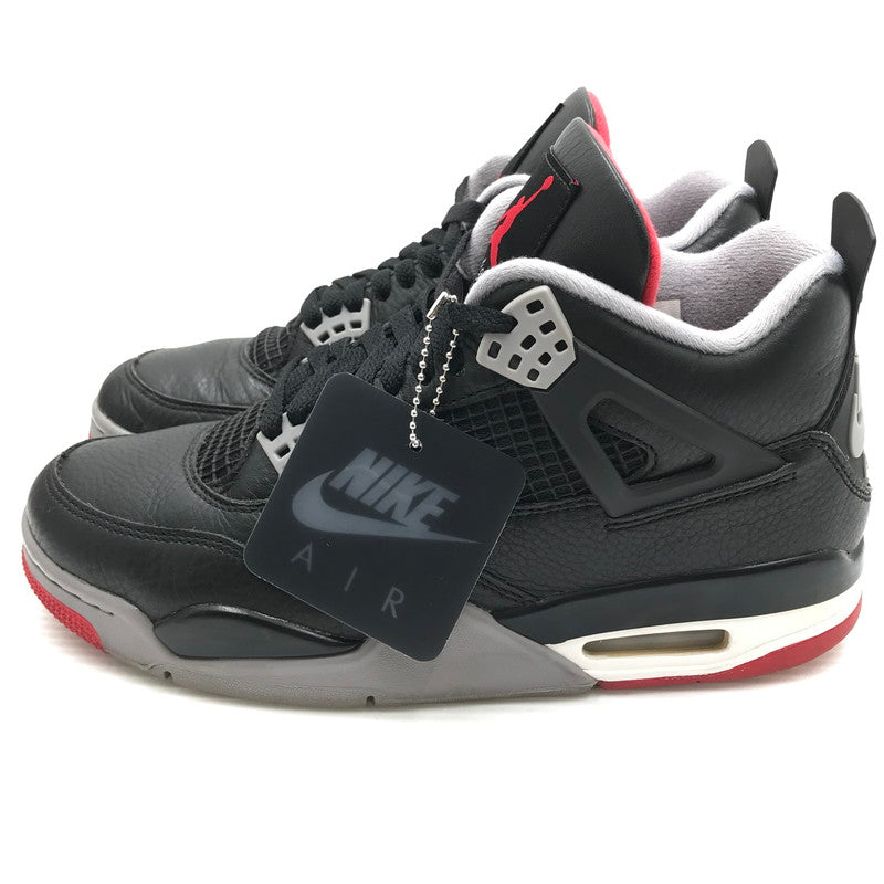 【中古品】【メンズ】 NIKE ナイキ AIR JORDAN 4 RETRO FV5029-006 エアジョーダン 4 レトロ スニーカー 靴 160-261018-na-02-tagh サイズ：27cm US 9 カラー：BLACK/FIRE RED-CEMENT GREY 万代Net店