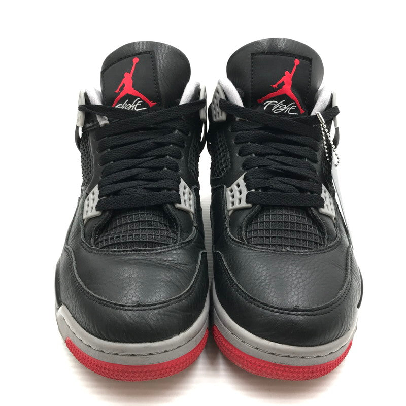【中古品】【メンズ】 NIKE ナイキ AIR JORDAN 4 RETRO FV5029-006 エアジョーダン 4 レトロ スニーカー 靴 160-261018-na-02-tagh サイズ：27cm US 9 カラー：BLACK/FIRE RED-CEMENT GREY 万代Net店