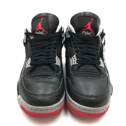 【中古品】【メンズ】 NIKE ナイキ AIR JORDAN 4 RETRO FV5029-006 エアジョーダン 4 レトロ スニーカー 靴 160-261018-na-02-tagh サイズ：27cm US 9 カラー：BLACK/FIRE RED-CEMENT GREY 万代Net店