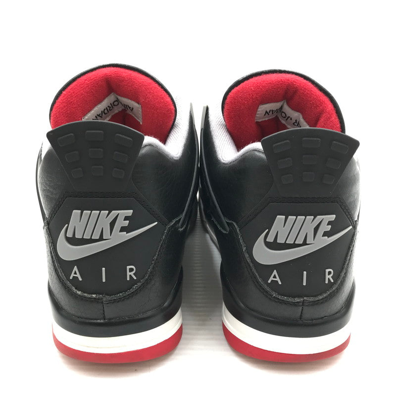 【中古品】【メンズ】 NIKE ナイキ AIR JORDAN 4 RETRO FV5029-006 エアジョーダン 4 レトロ スニーカー 靴 160-261018-na-02-tagh サイズ：27cm US 9 カラー：BLACK/FIRE RED-CEMENT GREY 万代Net店