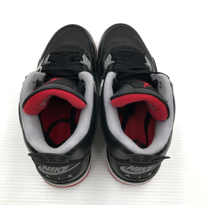 【中古品】【メンズ】 NIKE ナイキ AIR JORDAN 4 RETRO FV5029-006 エアジョーダン 4 レトロ スニーカー 靴 160-261018-na-02-tagh サイズ：27cm US 9 カラー：BLACK/FIRE RED-CEMENT GREY 万代Net店