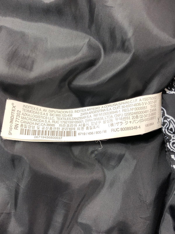 【中古品】【メンズ】 ZARA ザラ PUFFER JACKET パファージャケット アウター 147-261024-na-16-tagh サイズ：M カラー：ブラック 万代Net店