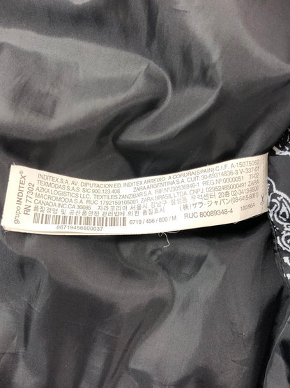 【中古品】【メンズ】 ZARA ザラ PUFFER JACKET パファージャケット アウター 147-261024-na-16-tagh サイズ：M カラー：ブラック 万代Net店
