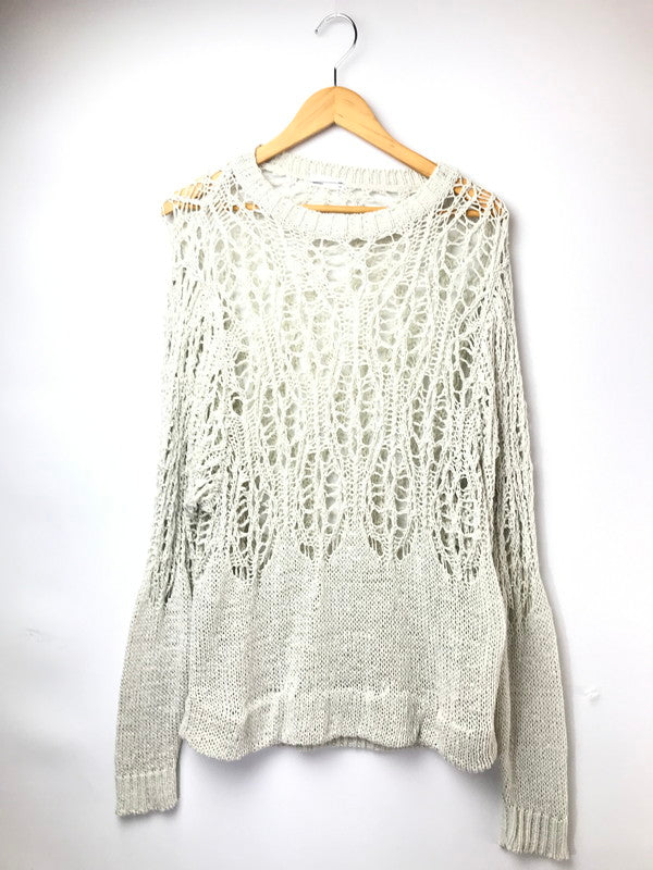 【中古品】【メンズ】 LAD MUSICIAN ラッドミュージシャン 23SS LONG MESH KNIT 2123-031 23年春夏 ロング メッシュ ニット トップス 140-261026-ty-19-tagh サイズ：M カラー：アイボリー 万代Net店