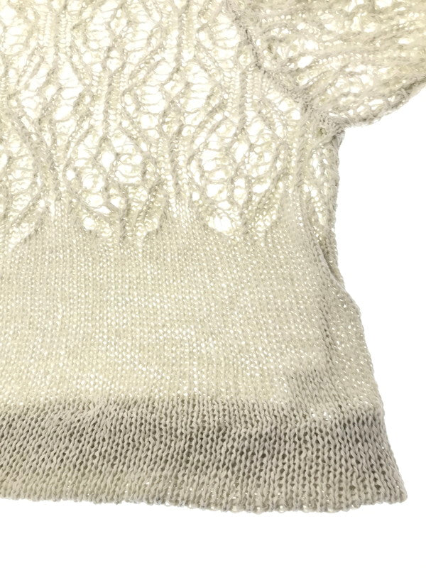 【中古品】【メンズ】 LAD MUSICIAN ラッドミュージシャン 23SS LONG MESH KNIT 2123-031 23年春夏 ロング メッシュ ニット トップス 140-261026-ty-19-tagh サイズ：M カラー：アイボリー 万代Net店