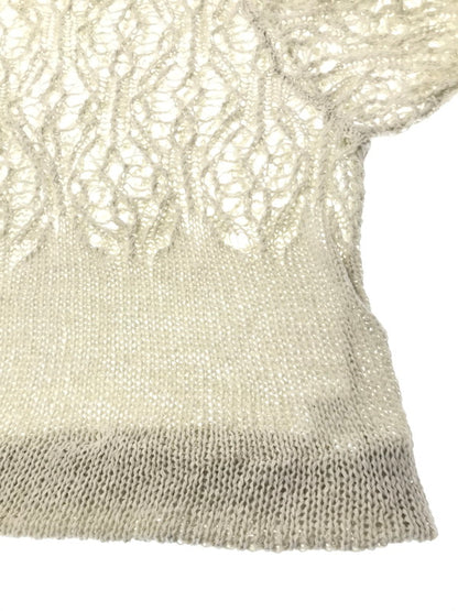 【中古品】【メンズ】 LAD MUSICIAN ラッドミュージシャン 23SS LONG MESH KNIT 2123-031 23年春夏 ロング メッシュ ニット トップス 140-261026-ty-19-tagh サイズ：M カラー：アイボリー 万代Net店