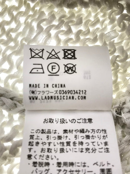 【中古品】【メンズ】 LAD MUSICIAN ラッドミュージシャン 23SS LONG MESH KNIT 2123-031 23年春夏 ロング メッシュ ニット トップス 140-261026-ty-19-tagh サイズ：M カラー：アイボリー 万代Net店